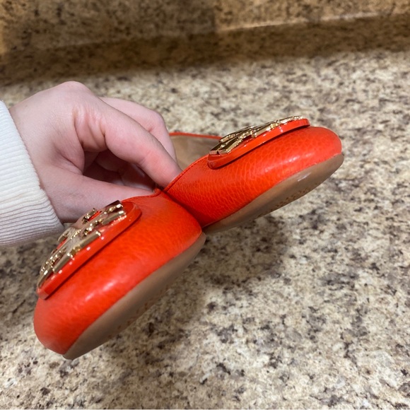 Tory Burch Claire Ballet Flats in Poppy - Picture 6 of 11